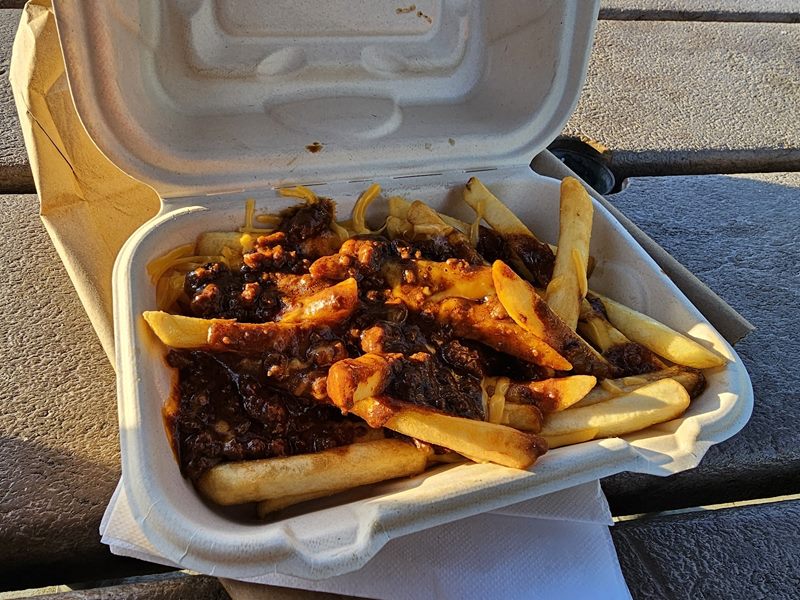Village Drive-In food