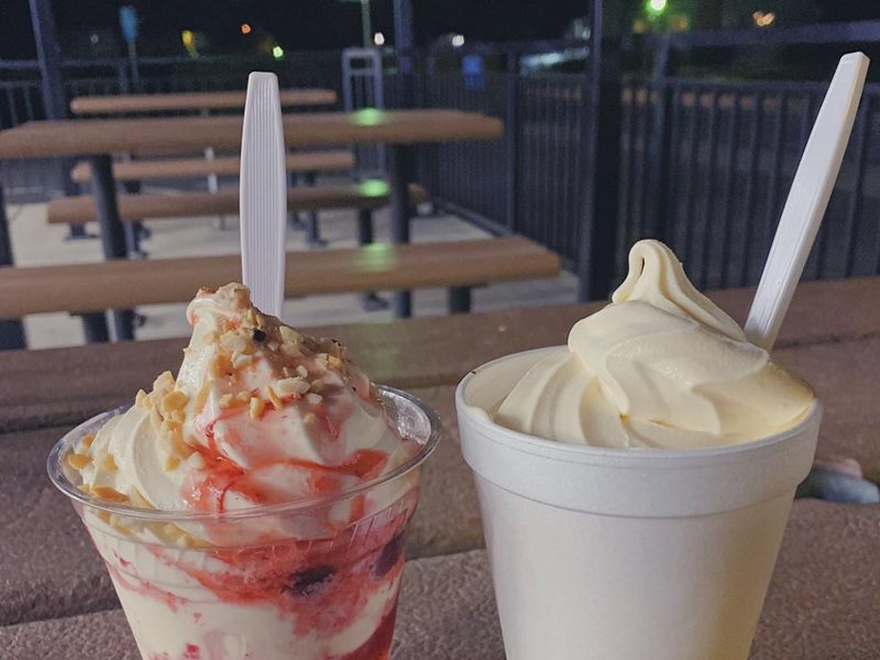 Village Drive-In food